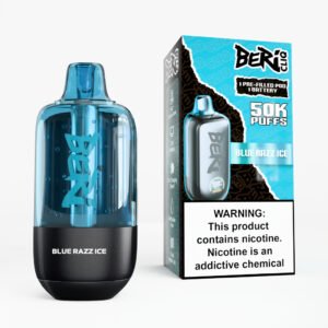 Blue Razz Ice BERI CLIQ 50k Disposable Kit