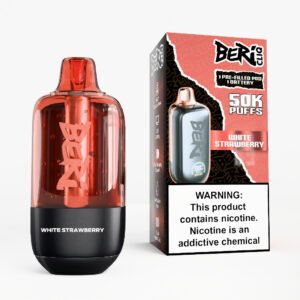 White Strawberry BERI CLIQ 50k Disposable Kit