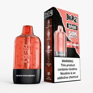 White Strawberry BERI CLIQ 50k Disposable Pod