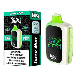 Super Mint Beri Crush 50K Puffs Disposable Vape