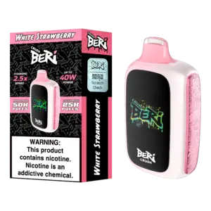 White Strawberry Beri Crush 50K Puffs Disposable Vape